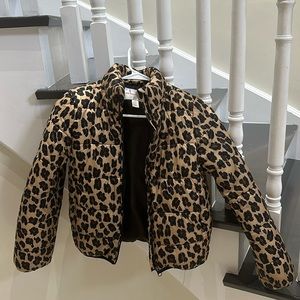 Joe Fresh x Jillian Leopard Puffer Jacket *like new*